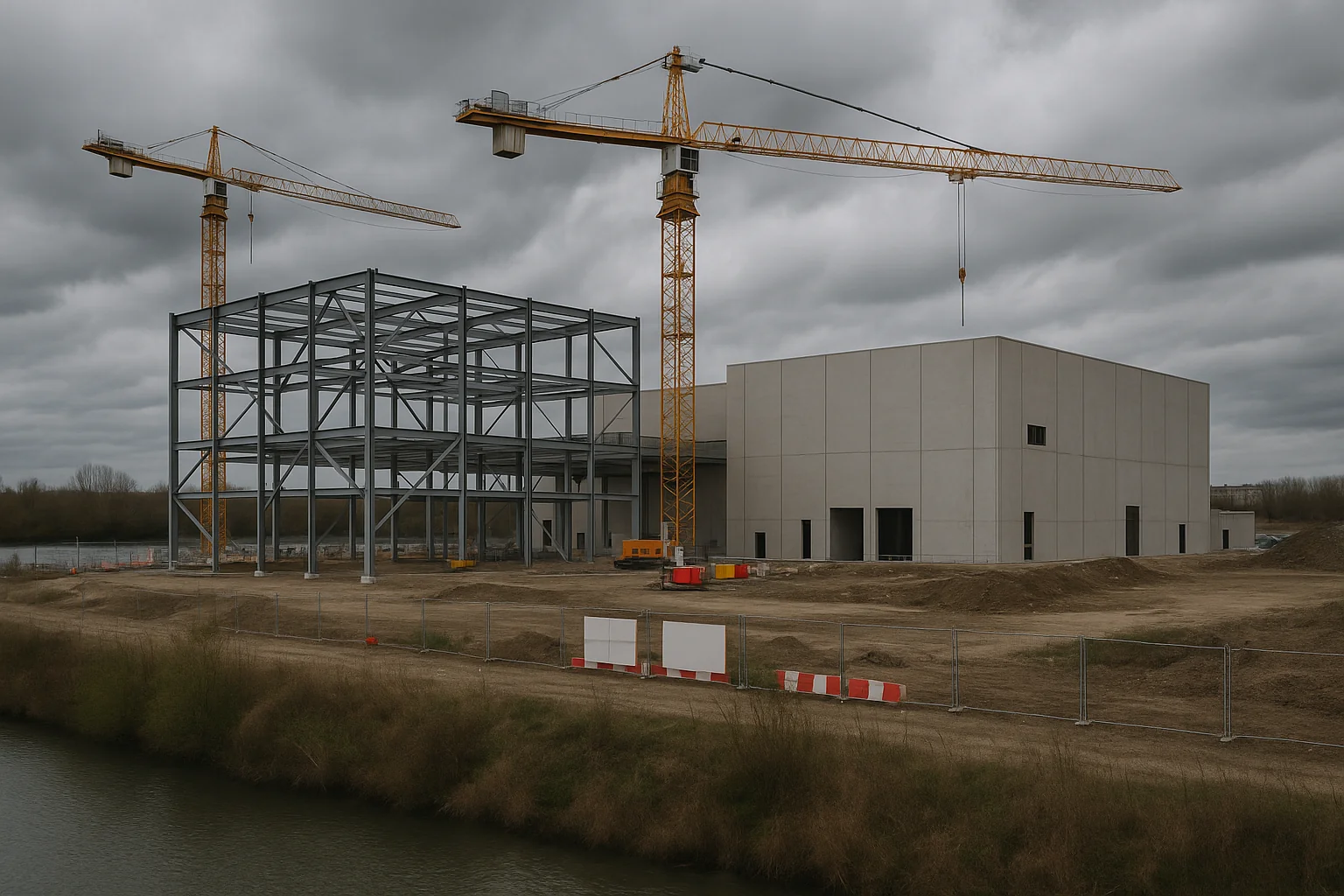 Chantier usine paracetamol Ipsophene Toulouse
