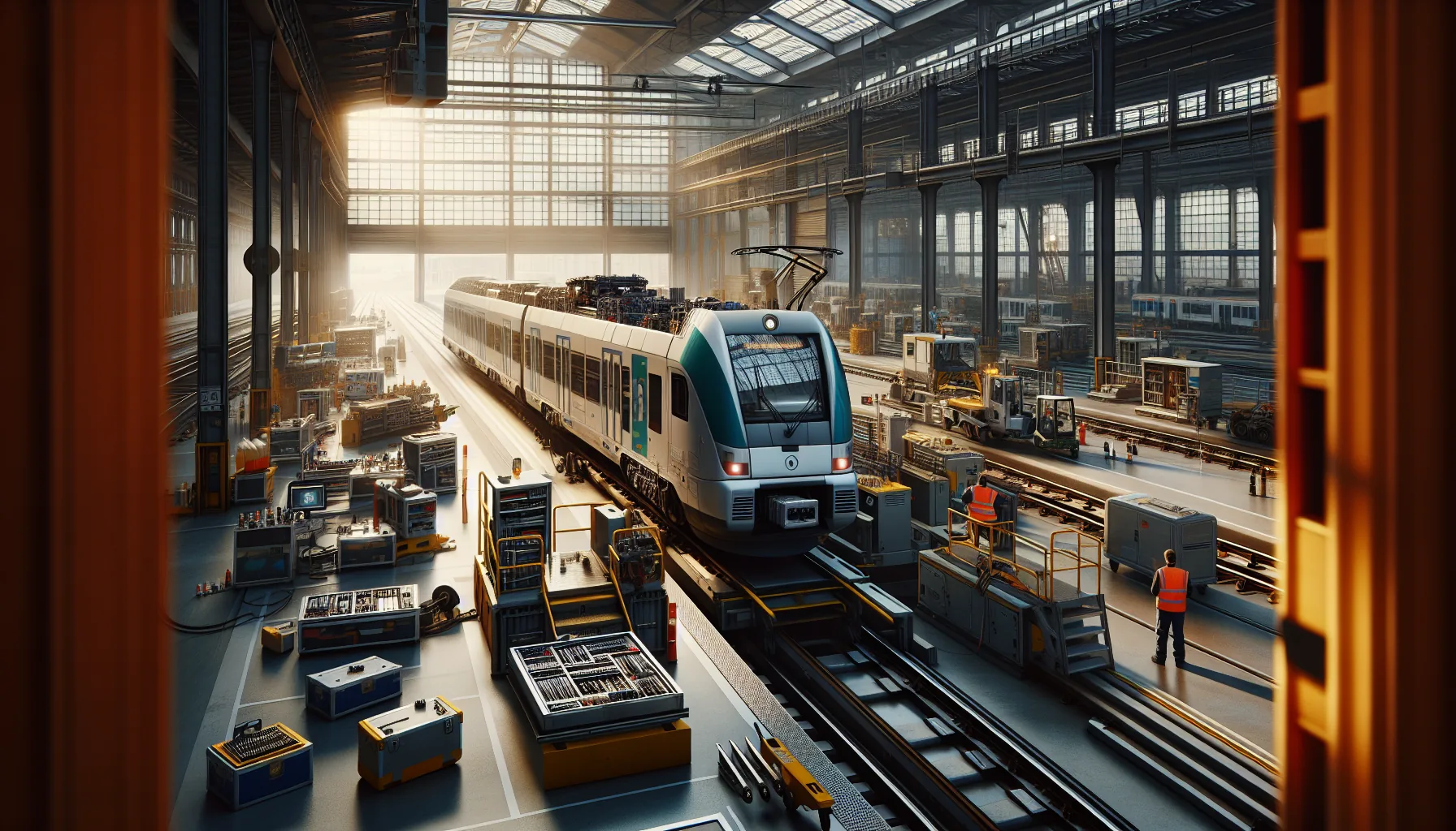 SNCF train reconditionné technicentre