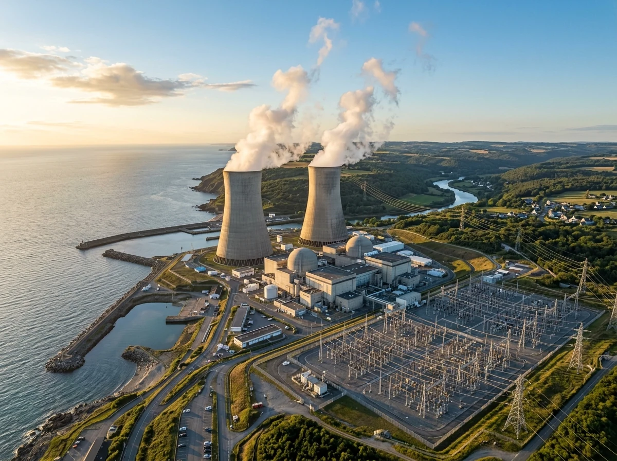 Centrales et usines nucléaires en France