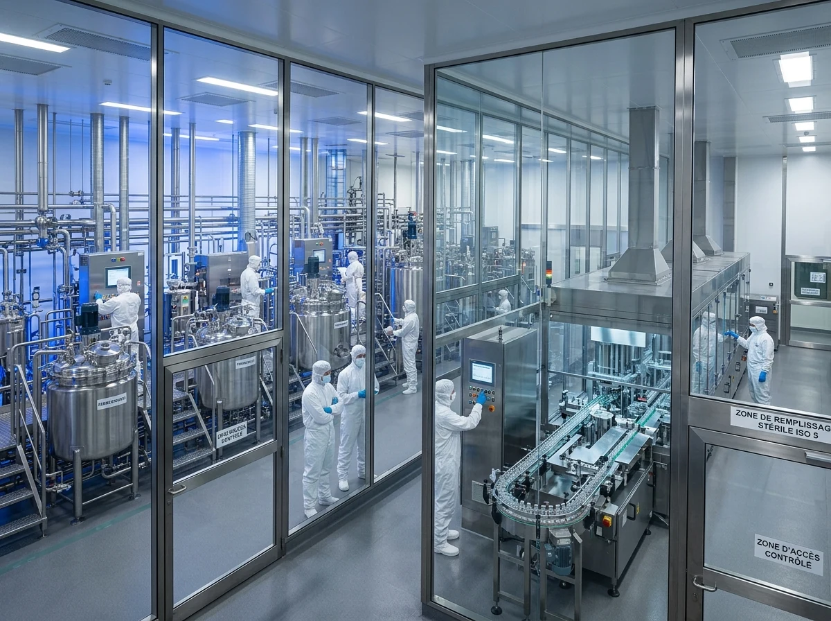 Usines pharmaceutiques en France